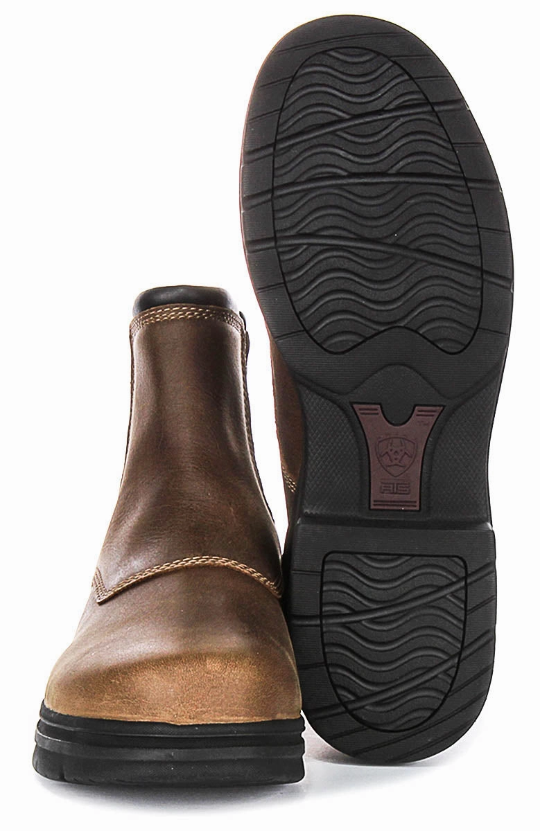 Trail Energy Boots Max Ariat Barnyard Twin Chelsea Boot In Brown