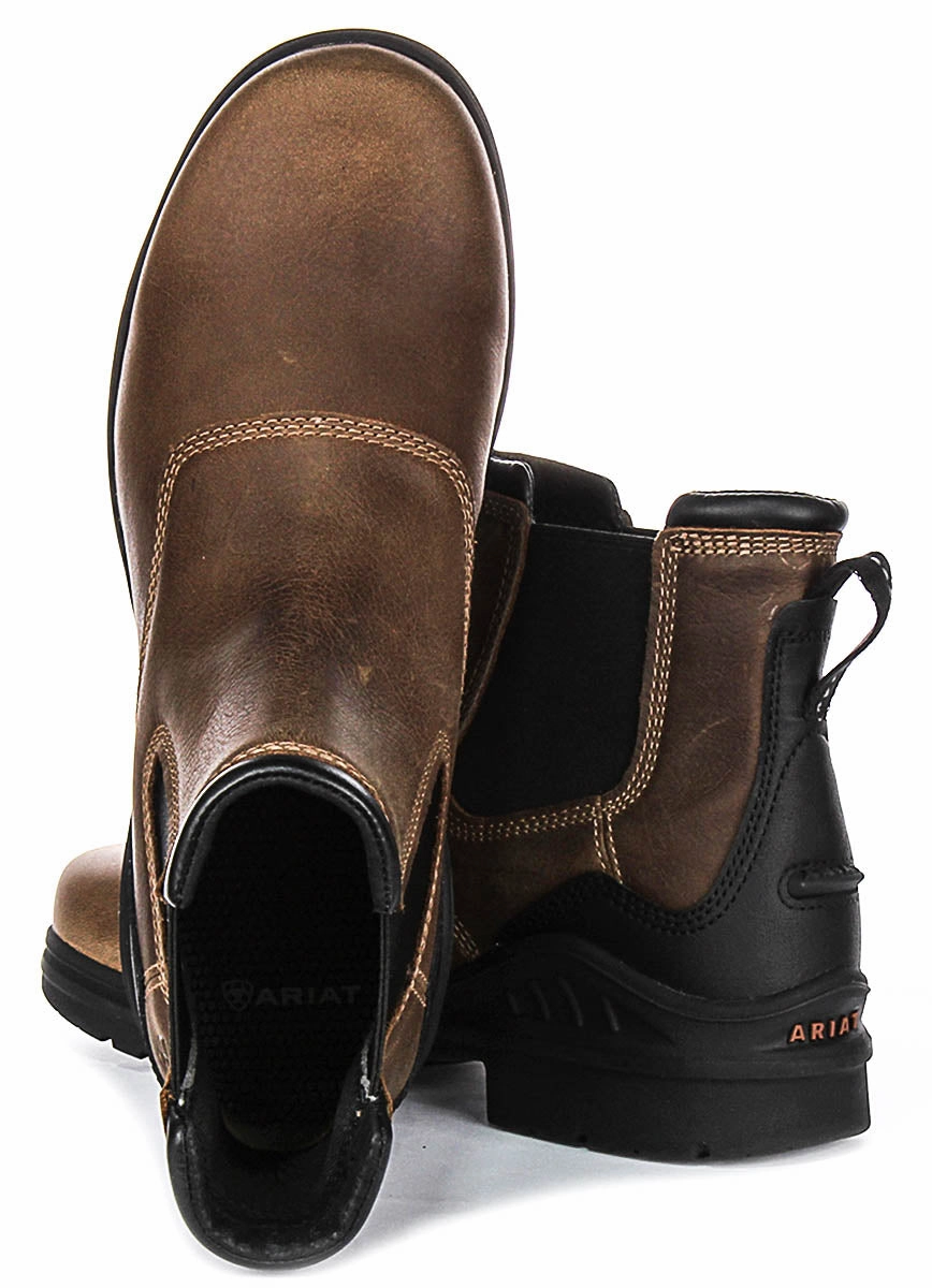 Trail Energy Boots Max Ariat Barnyard Twin Chelsea Boot In Brown