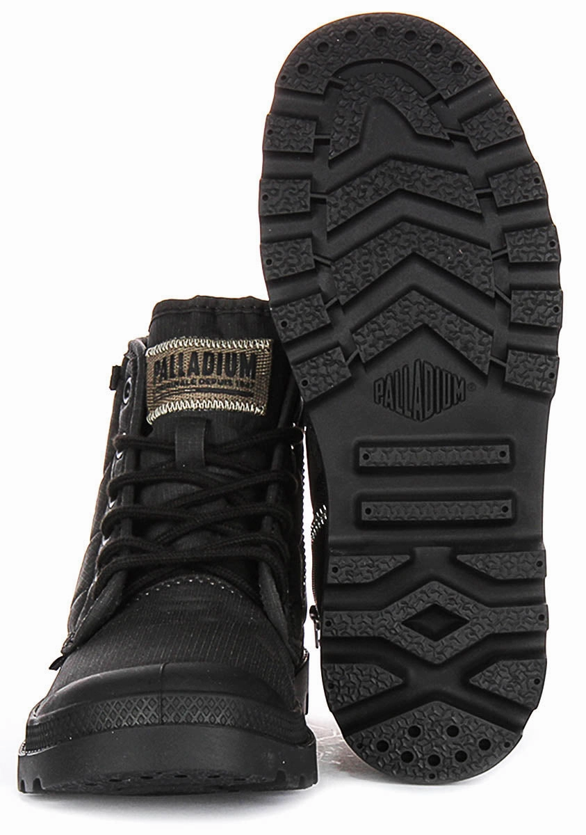 Trail Energy Gear Palladium Pampa Re Quiltd In Black Boots