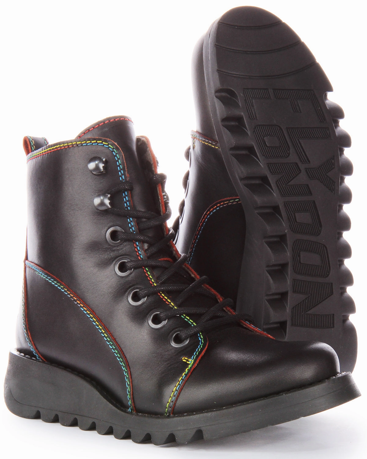 Trail Flex Boots Fly London Sore813 In Black Multicolour For Women