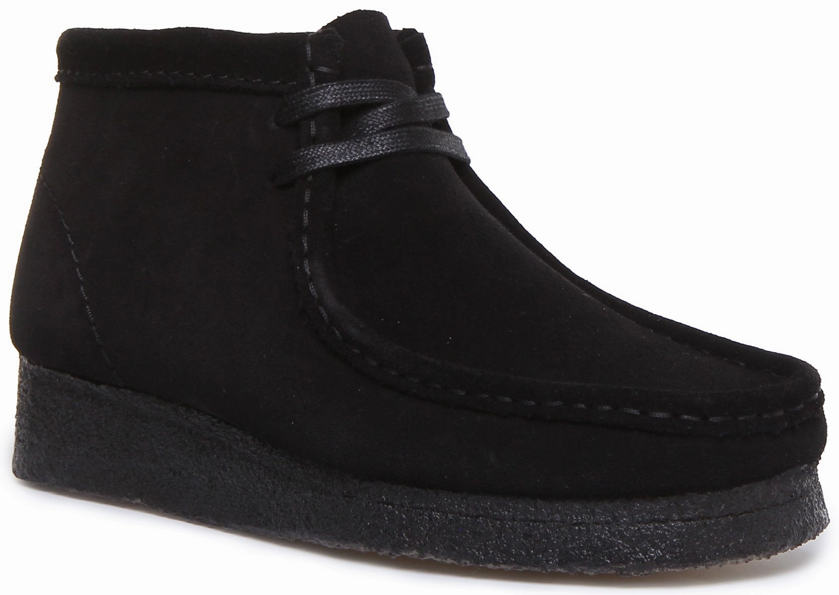 Clarks Originals Wallabee Boot In Black Suede Packable Support High Performance Trekking