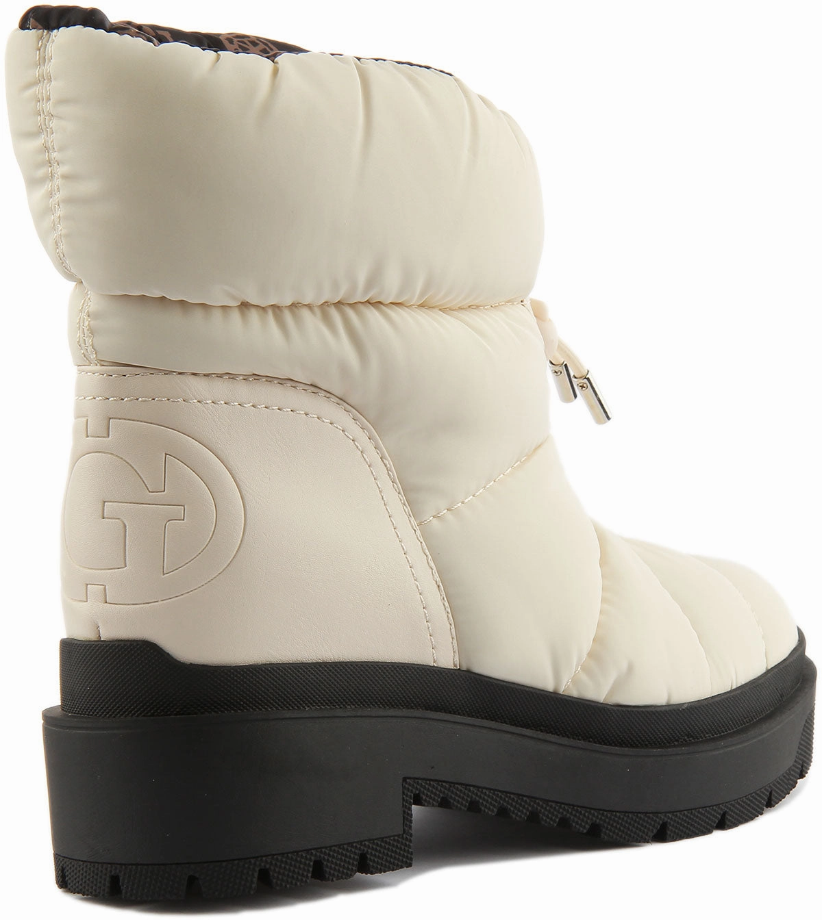 Trail Footcare Guess Leeda Padded Logo Cream For Women