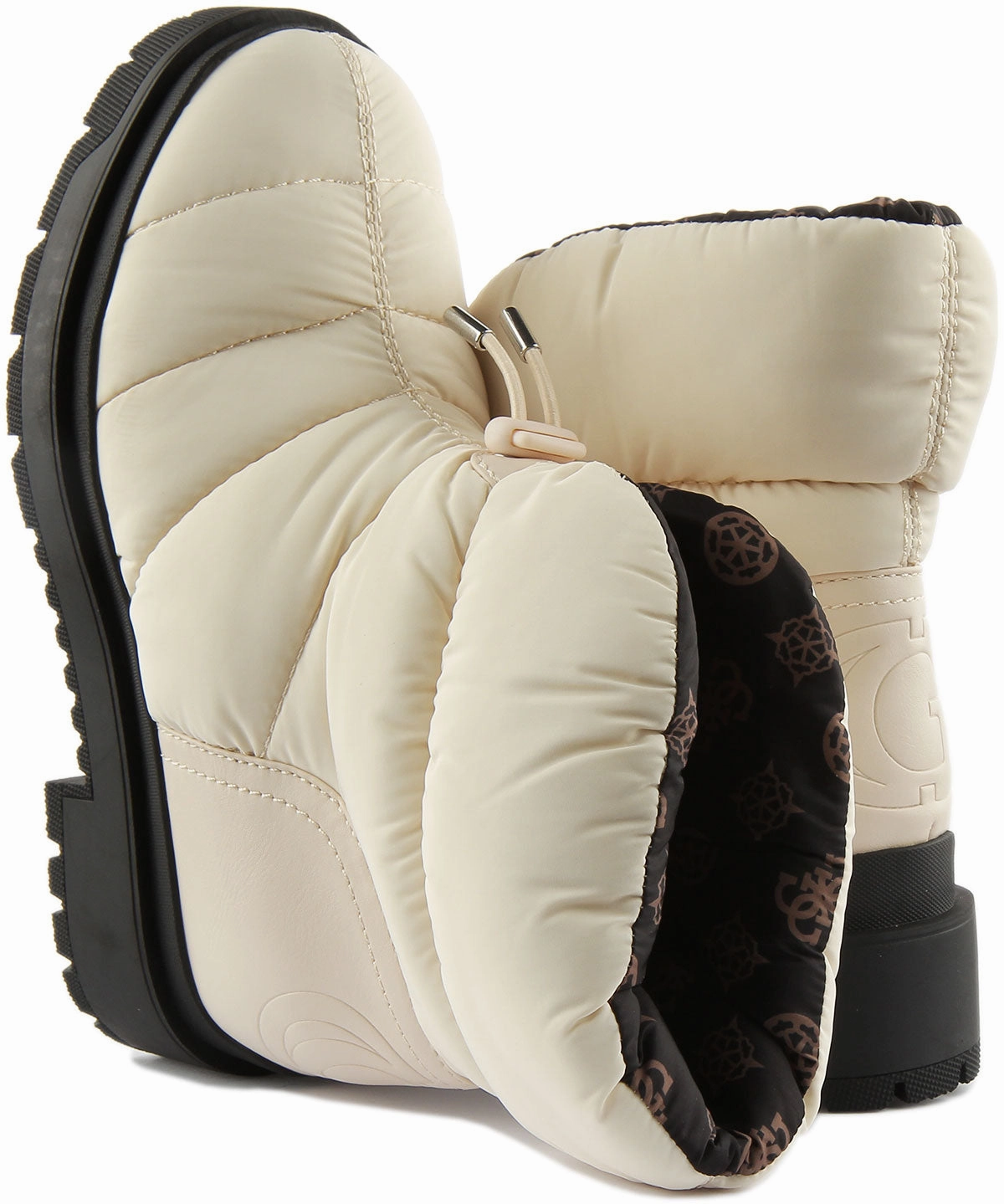 Trail Footcare Guess Leeda Padded Logo Cream For Women