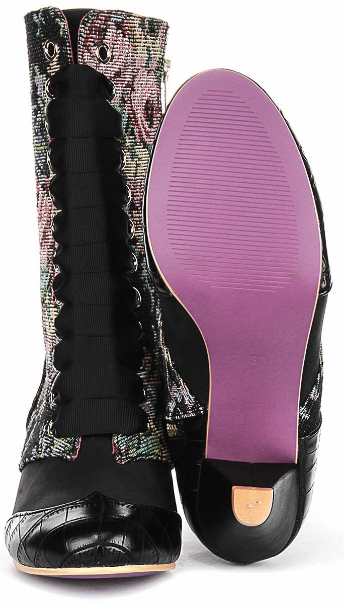 Trail Footgear Bed Of Roses Lost Lover In Black Multi For Women