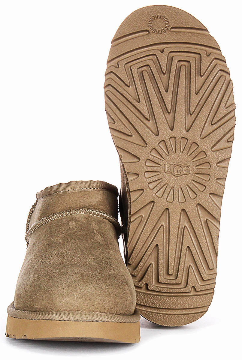 Trail Grip Boots Max Ugg Classic Ultra Mini In Antilope For Women