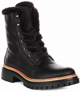 Rieker 72625-00 In Black For Women Off-Road Footwear Urban Trail