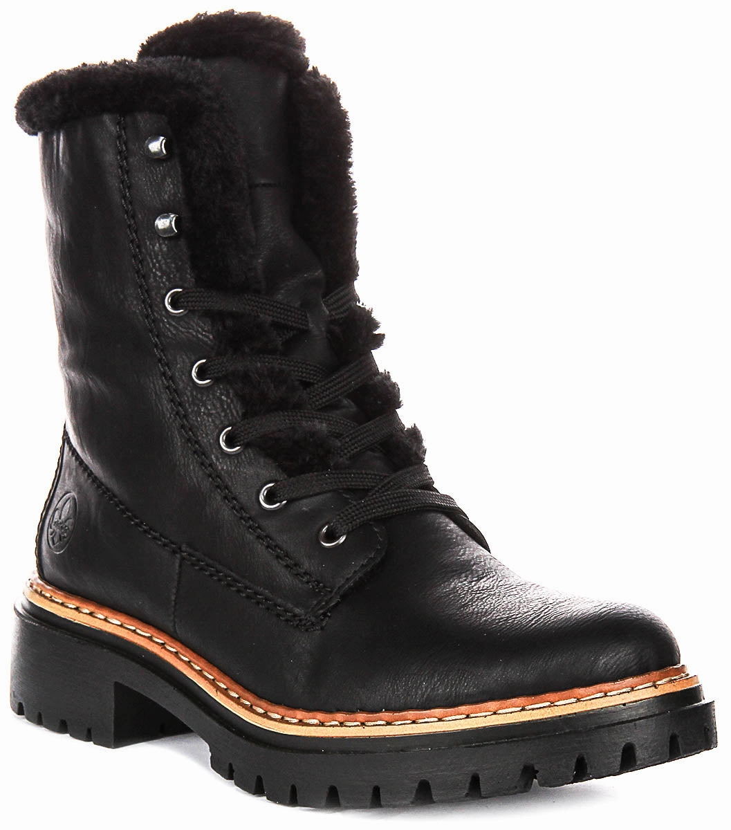 Rieker 72625-00 In Black For Women Off-Road Footwear Urban Trail