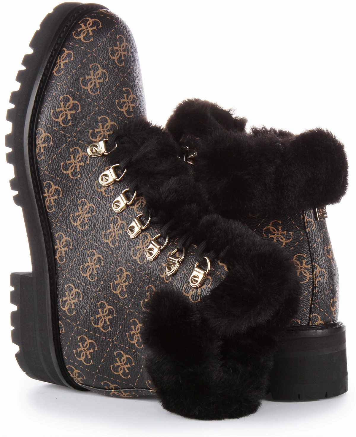 Trail Guess Issa Ankle Boots In Brown For Women