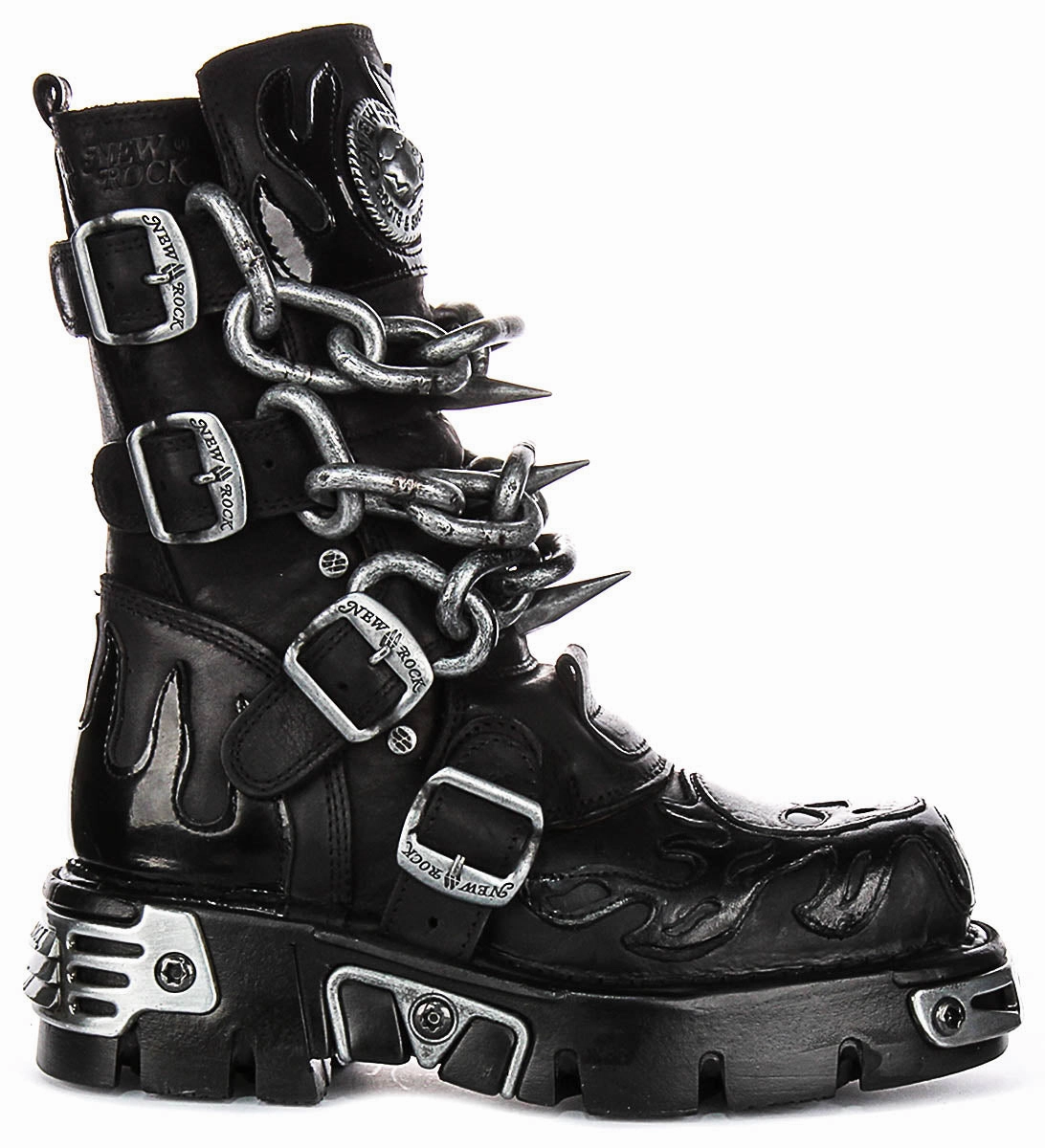 Trail Mobility Newrock 727 Chain Reactor In Black Silver