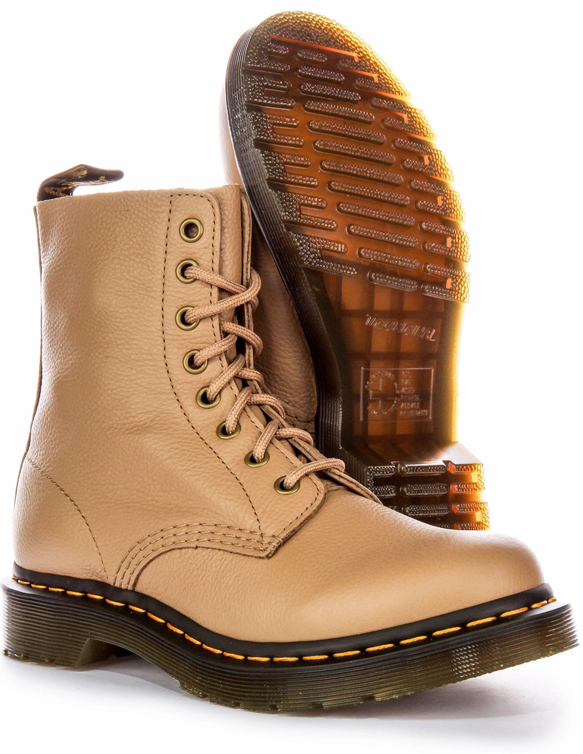 Trail Power Dr Martens 1460 Pascal In Tan For Women