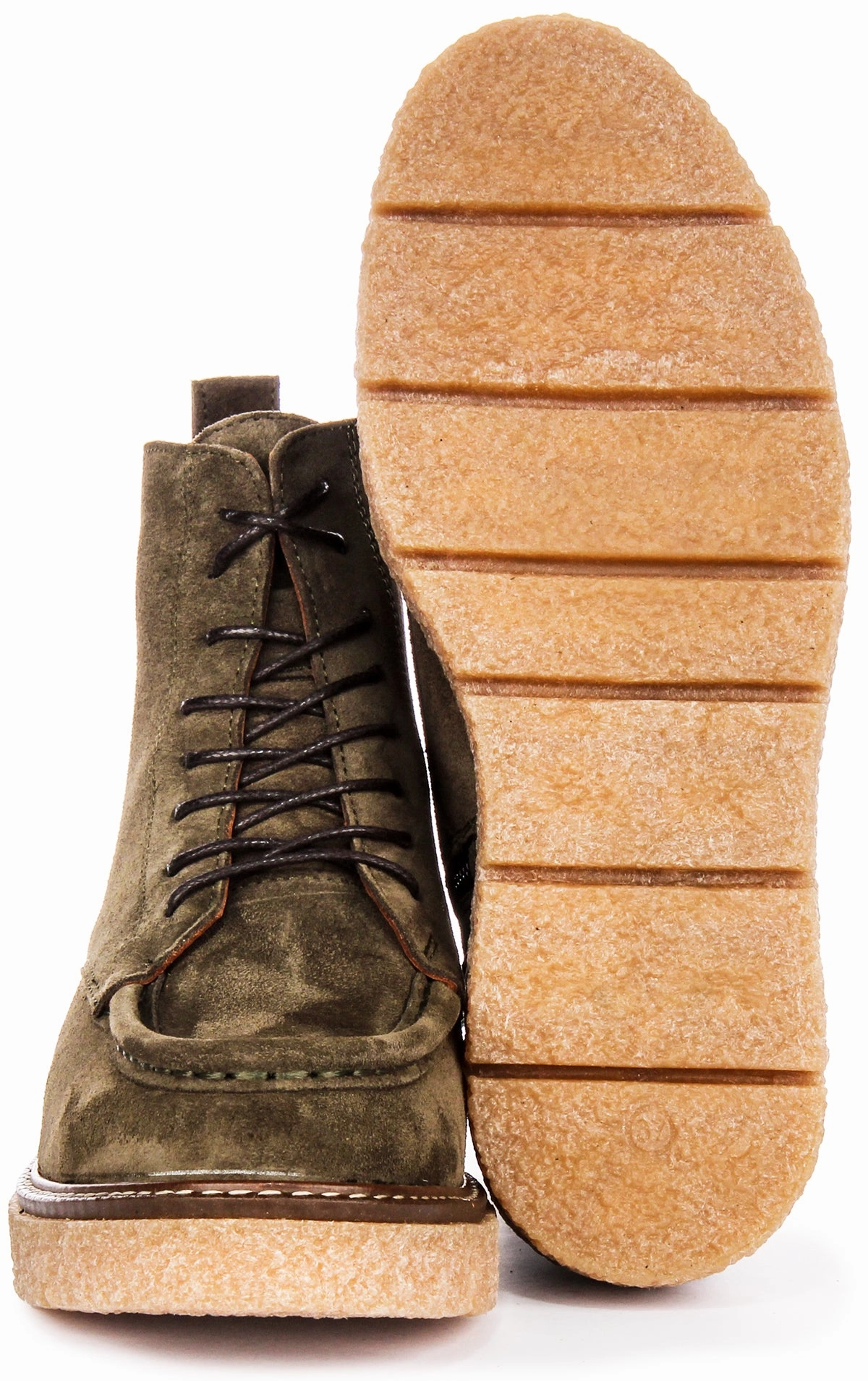 Trail Protection Boots Justinreess England Alani In Olive Green For Women