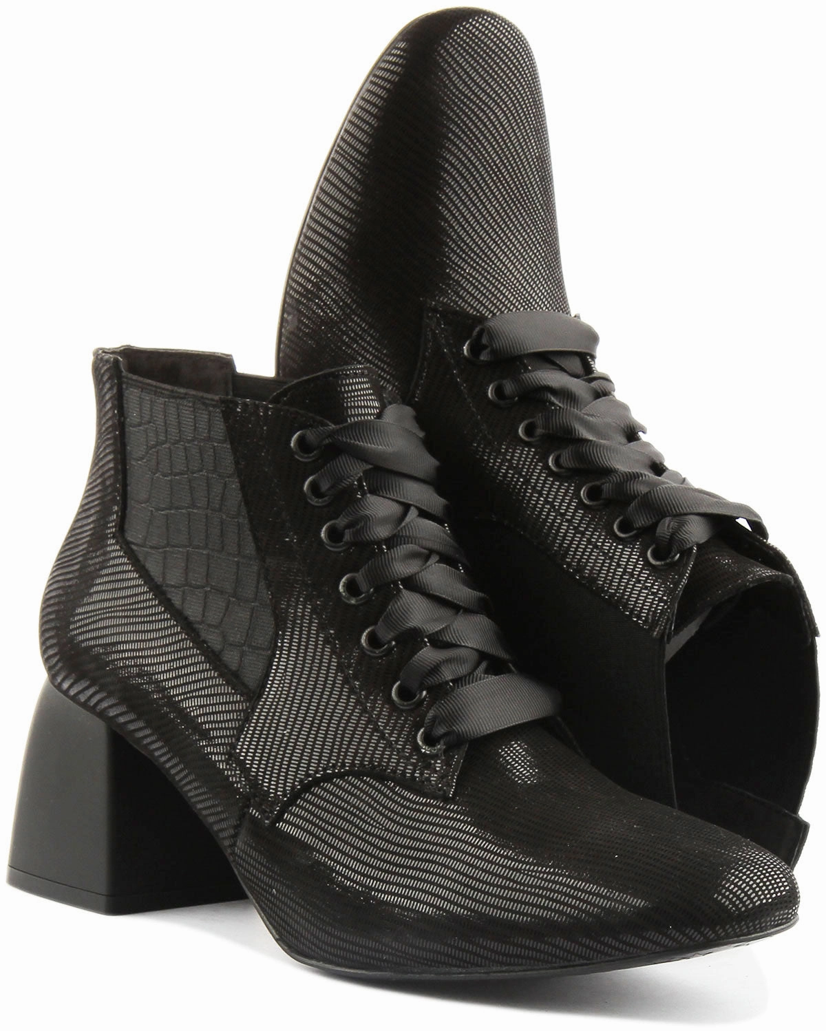 Trail Ready Boots Justin Reess England Hannah In Black