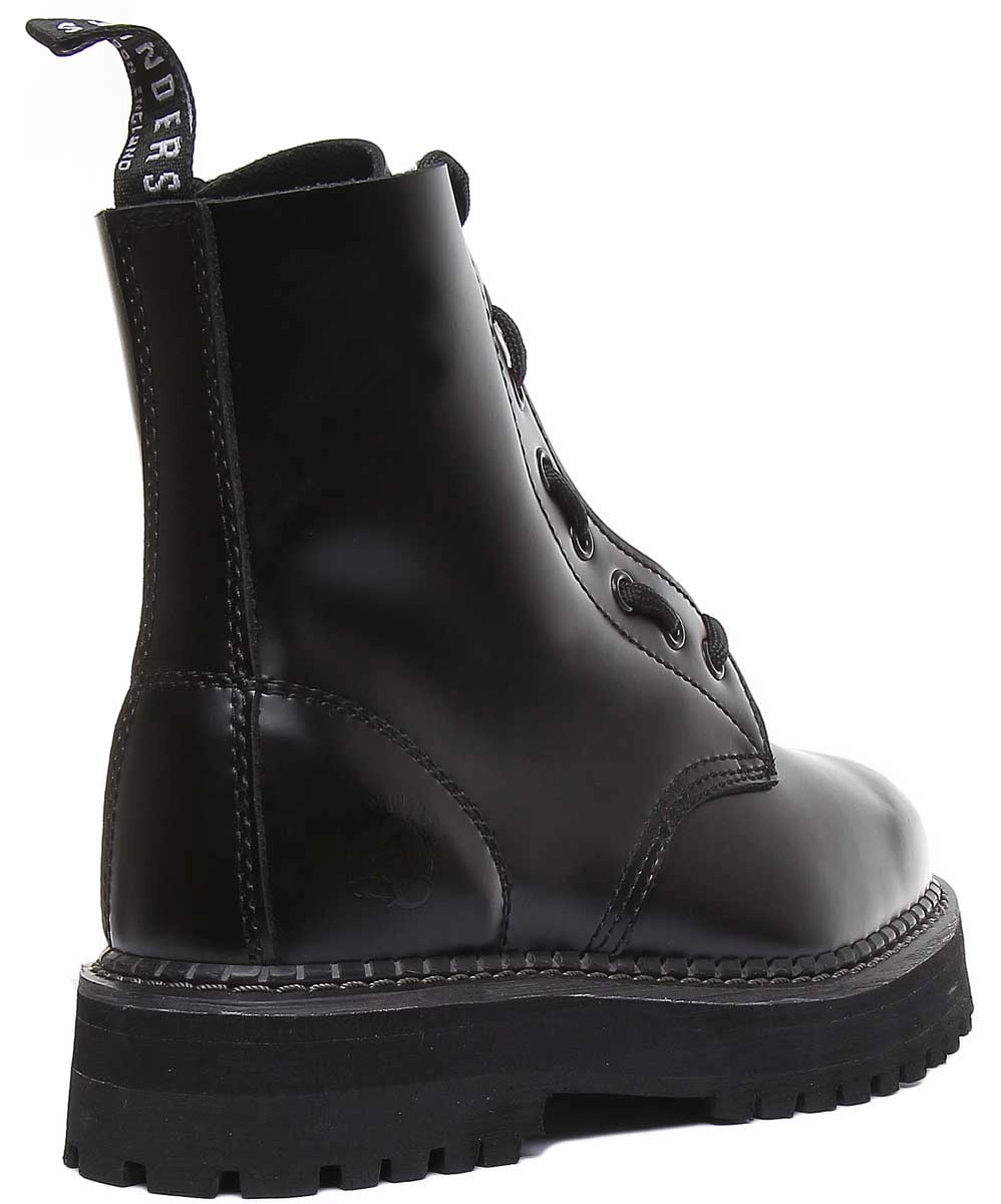 Trail Reinforcement Grinders Zip & Lace In Black