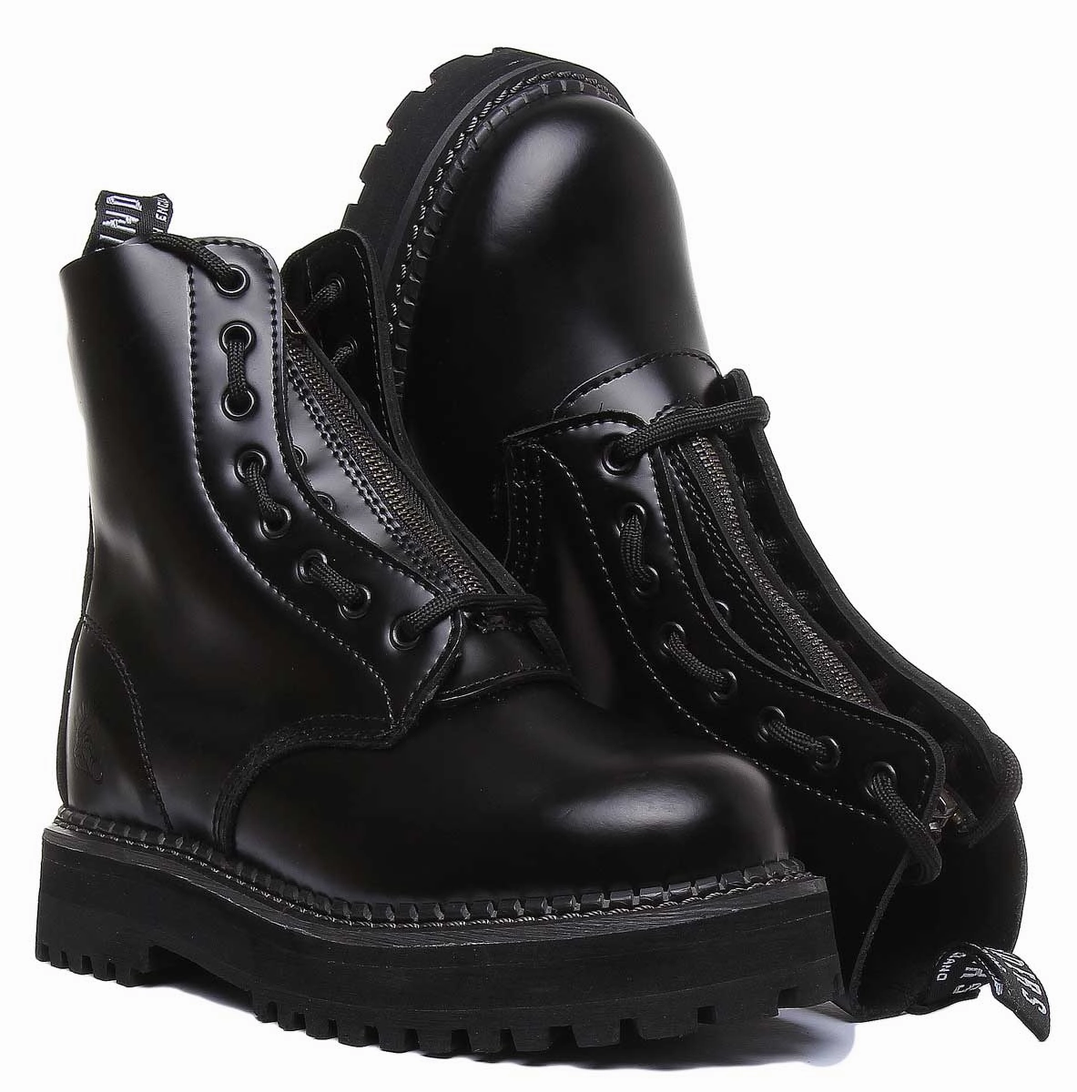 Trail Reinforcement Grinders Zip & Lace In Black