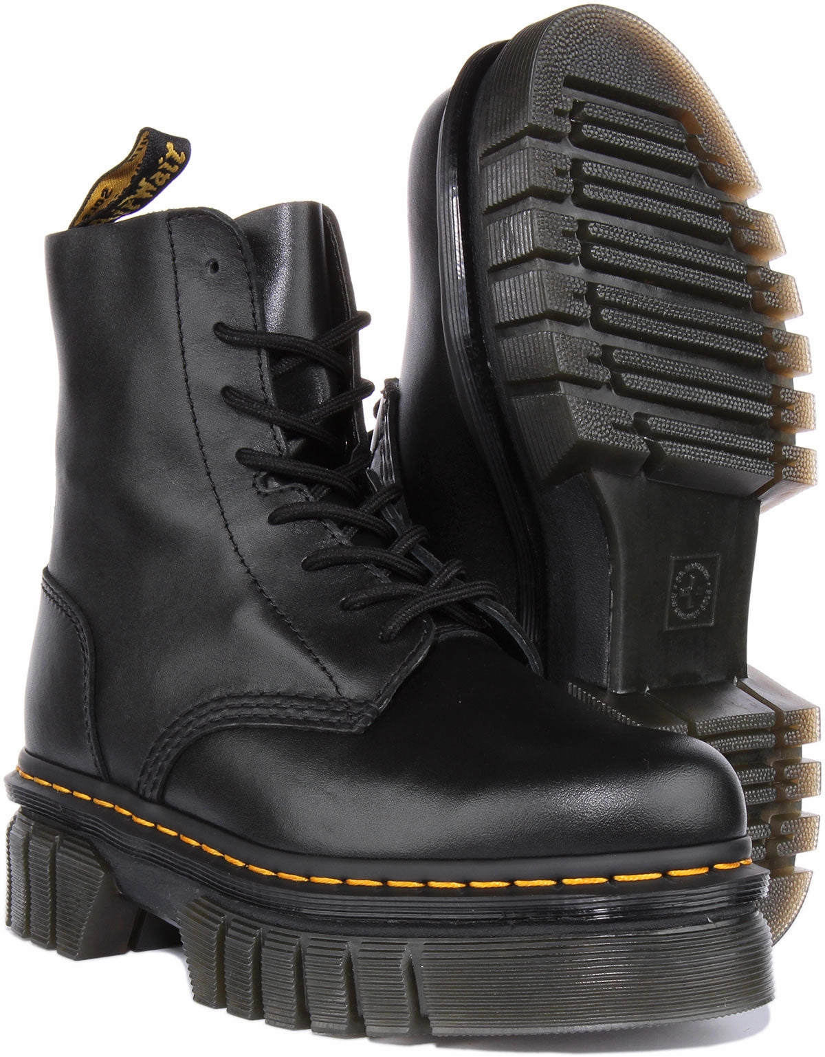 Trail Safety Gear Dr Martens Audrich 8 Eyelet Boot In Black