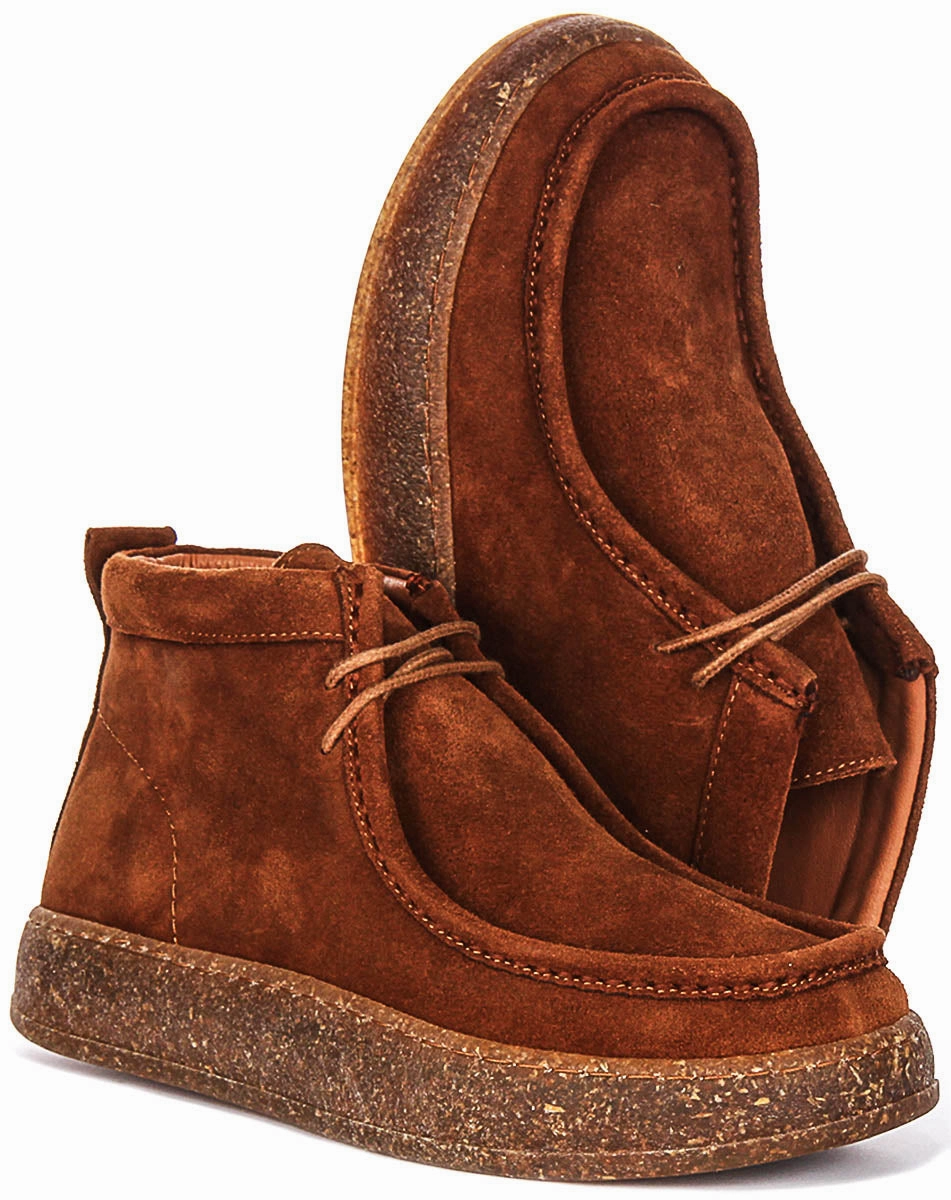 Trail Secure Justinreess England Kyla Suede In Brown For Women