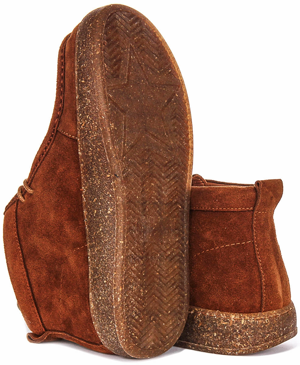 Trail Secure Justinreess England Kyla Suede In Brown For Women