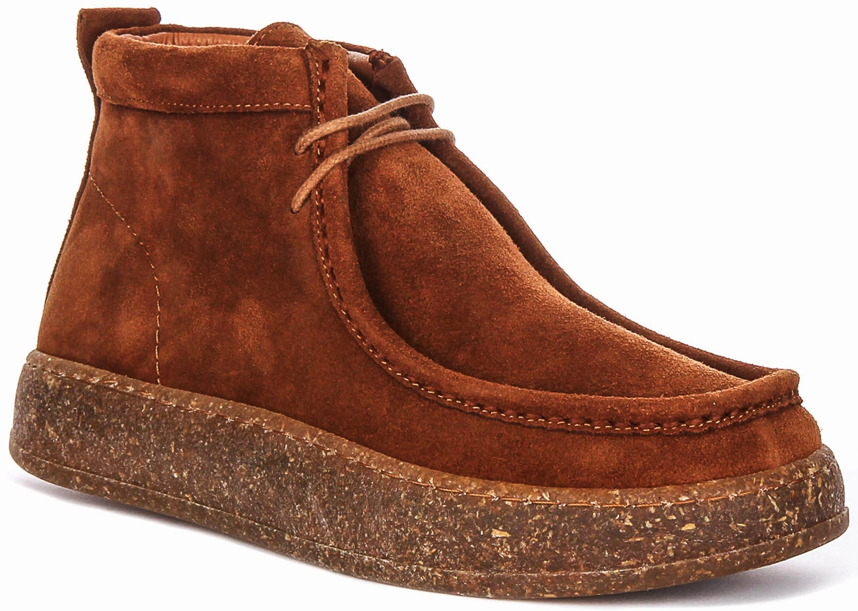 Justinreess England Kyla Suede In Brown For Women Water Resistant