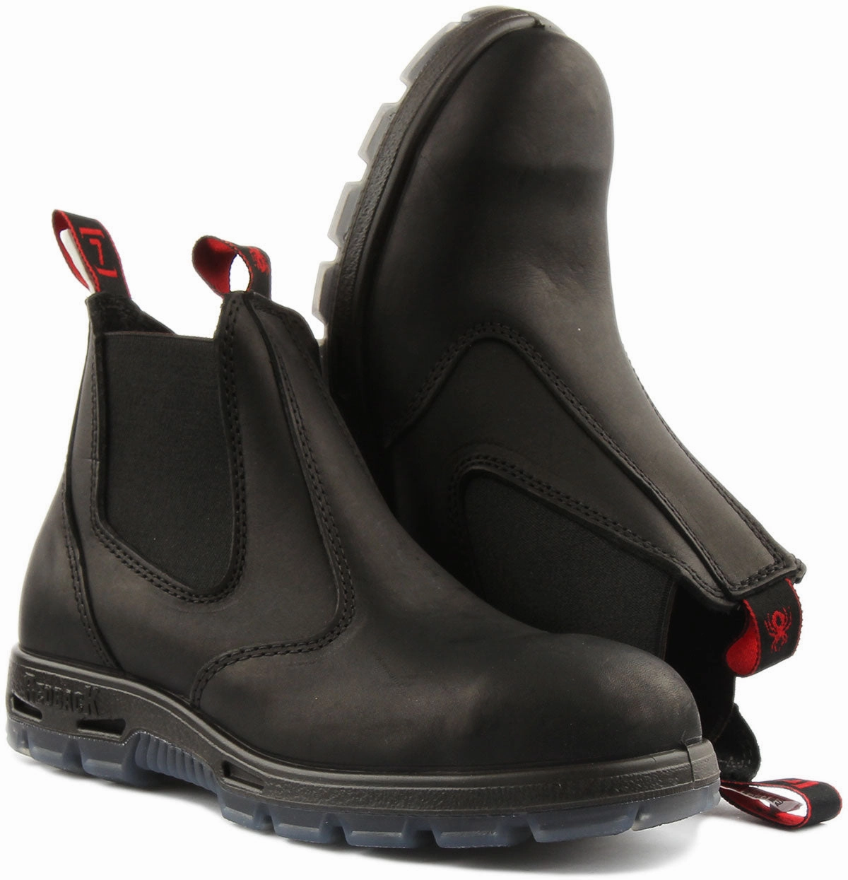 Trail Terrain Gear Red Back Usbbk In Black | Steel Toe