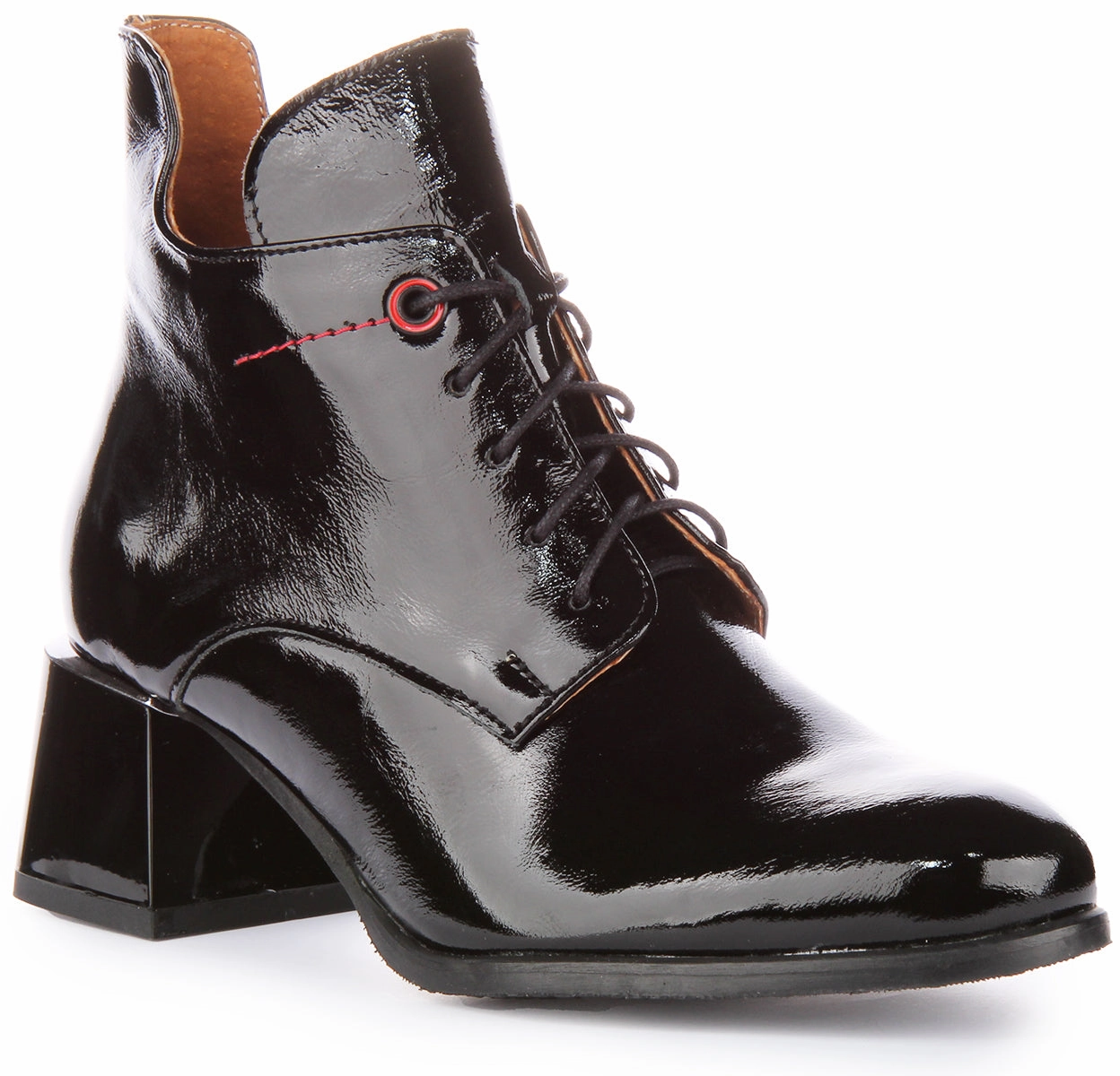 Justinreess England Athena In Black Patent For Women Trail Experience