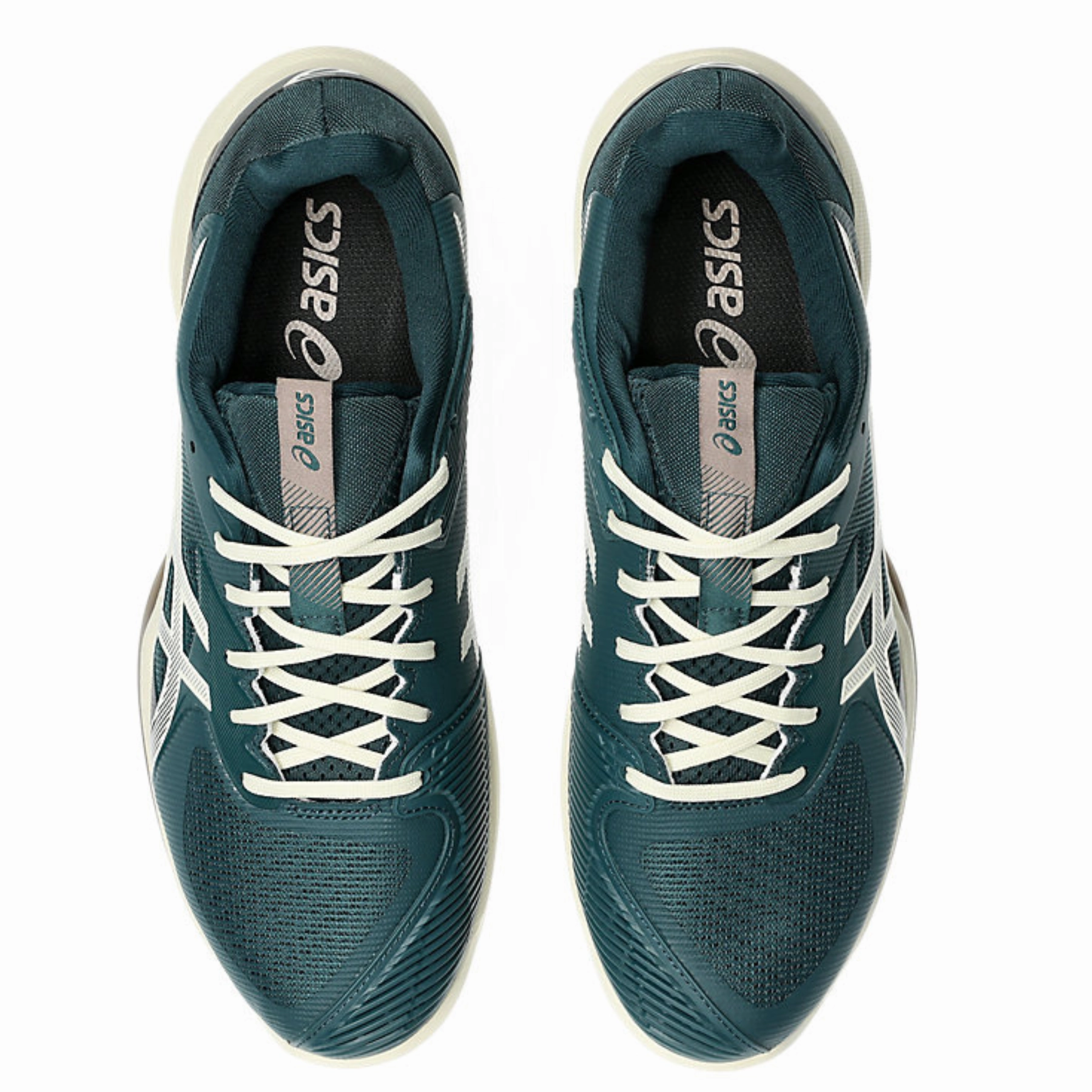 Trail Use Asics Solution Speed FF 3 Men Tennis Shoes - Saxon Green/Birch