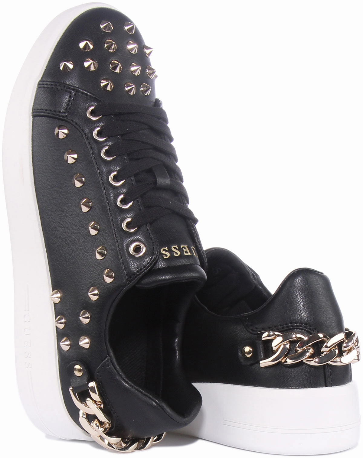 Training Flow Guess Renatta Studd In Black For Women