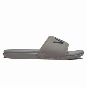 Quick Fit Step Comfort Walk Slip Vans La Costa Slide-On MTE Sandals - Dark Grey