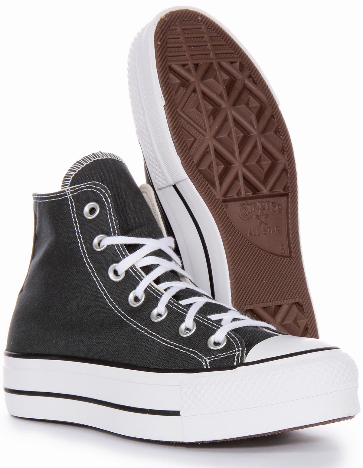 Travel Comfort Converse All Star Lift In Dark Pine