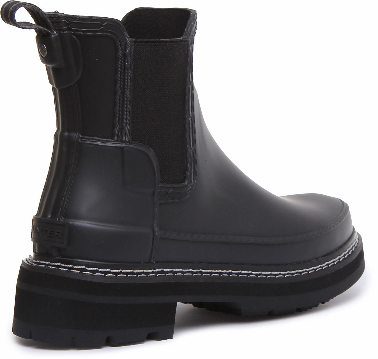Travel Comfort Hunter Refined Stitch Chelsea In Black For Women