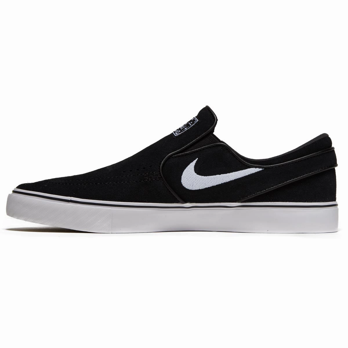 Travel Glide Nike SB Janoski  Slip Shoes - Black/White/Black/Black
