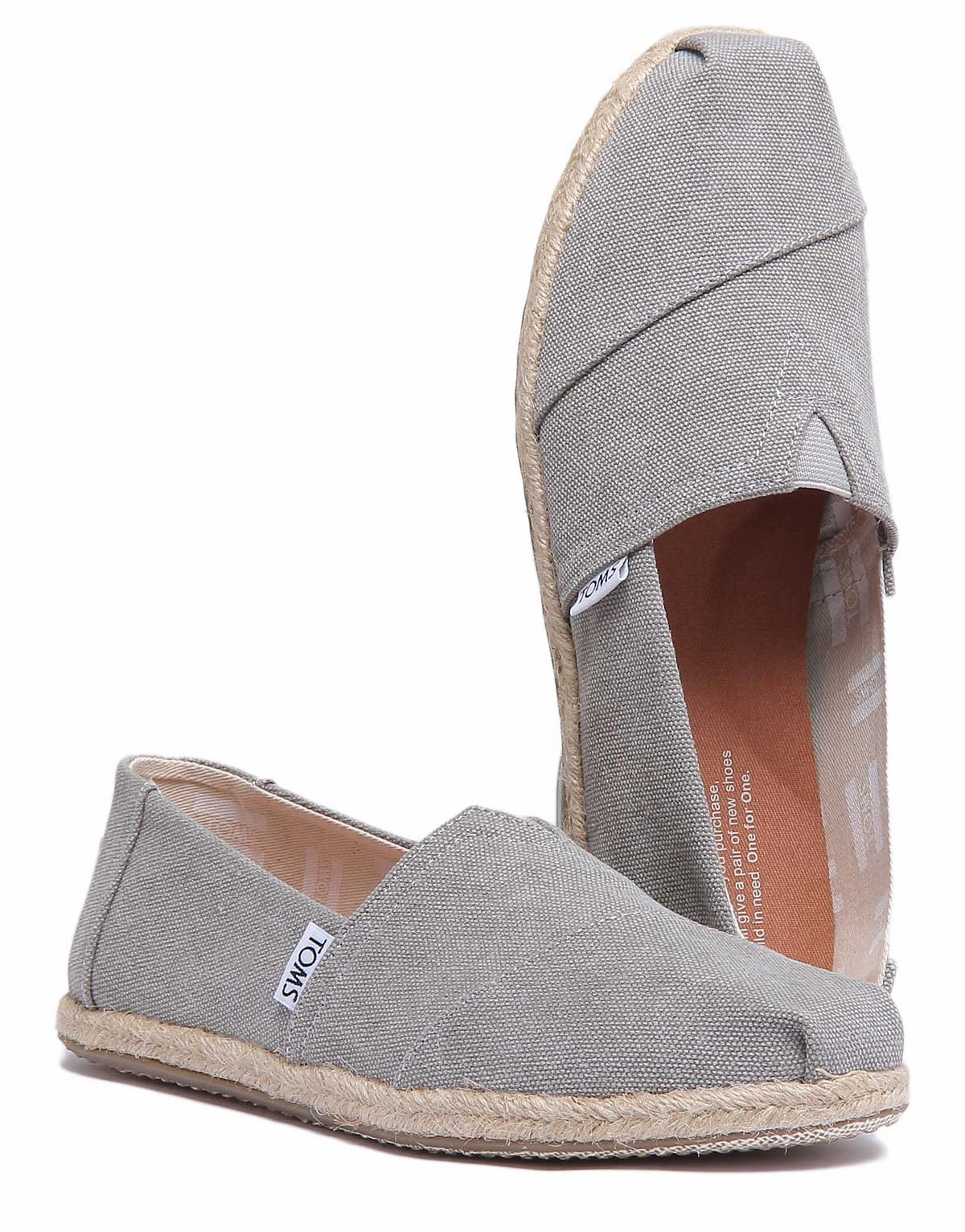 Travel Motion Fit Toms Drizzle Washed In Grey