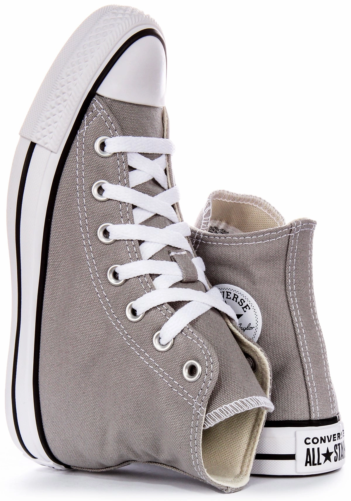 Travel Step Glide Move Converse All Star Hi Top A06561C In Grey