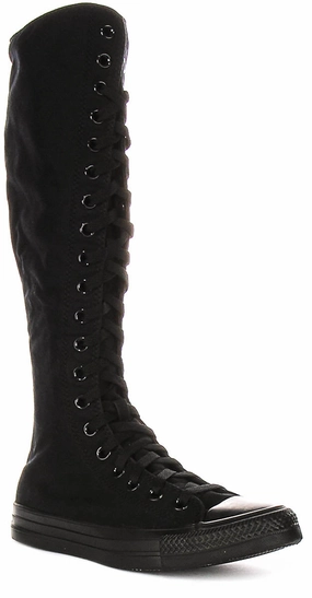 Converse All Star XXHI A12325C In All Black Save Hike Flexible Fit