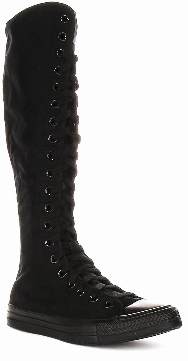 Converse All Star XXHI A12325C In All Black Save Hike Flexible Fit