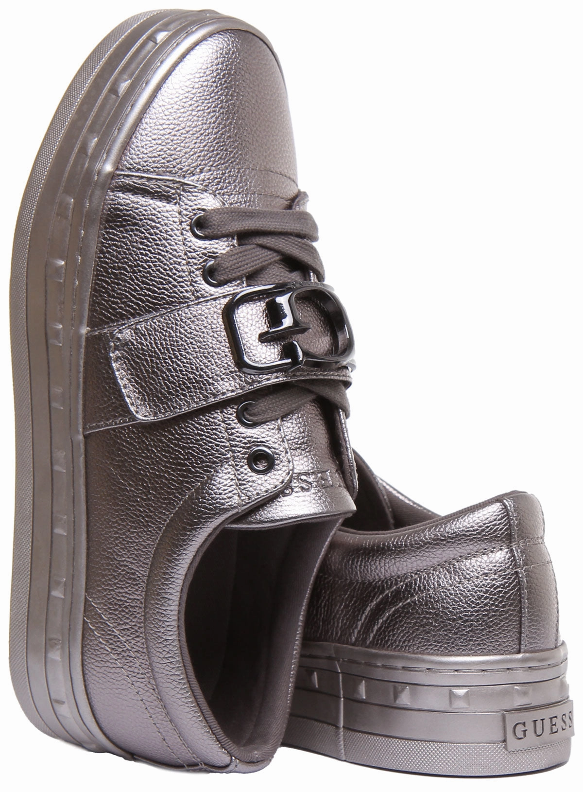 Travel Step-On Comfort Layer Guess Fl8Bliele12 In Grey For Women