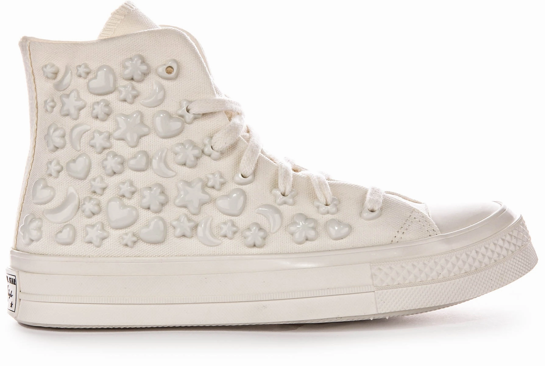 Travel Step-Out Converse All Star Hi A06434C Charms In White For Women