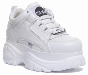 Bush Hike Quick Lifestyle Buffalo 1339-14 2.0 Platform Trainer In White
