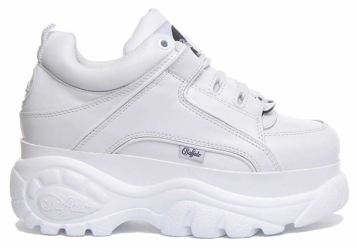 Travel Walk-Step-In Buffalo 1339-14 2.0 Platform Trainer In White