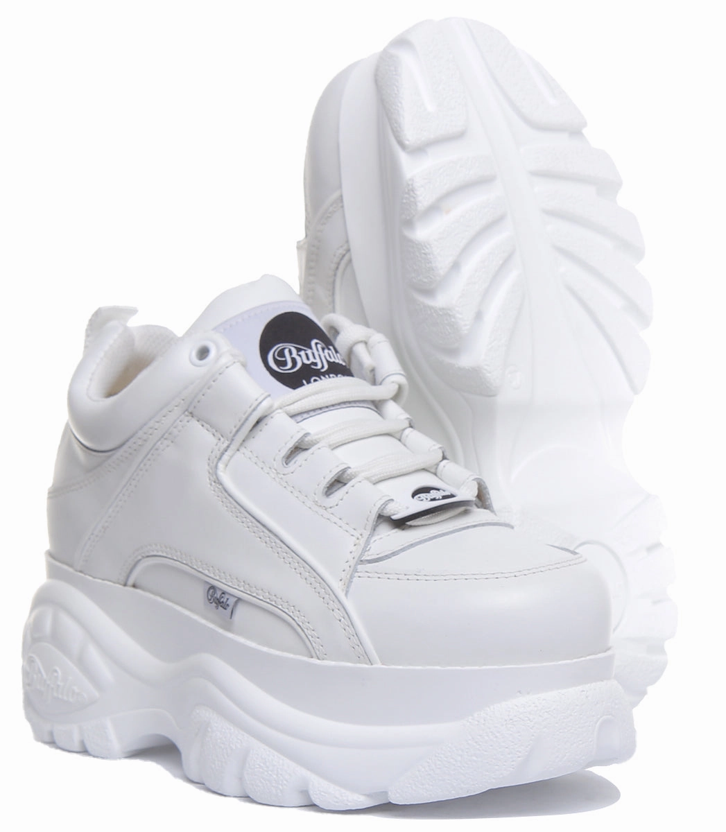 Travel Walk-Step-In Buffalo 1339-14 2.0 Platform Trainer In White