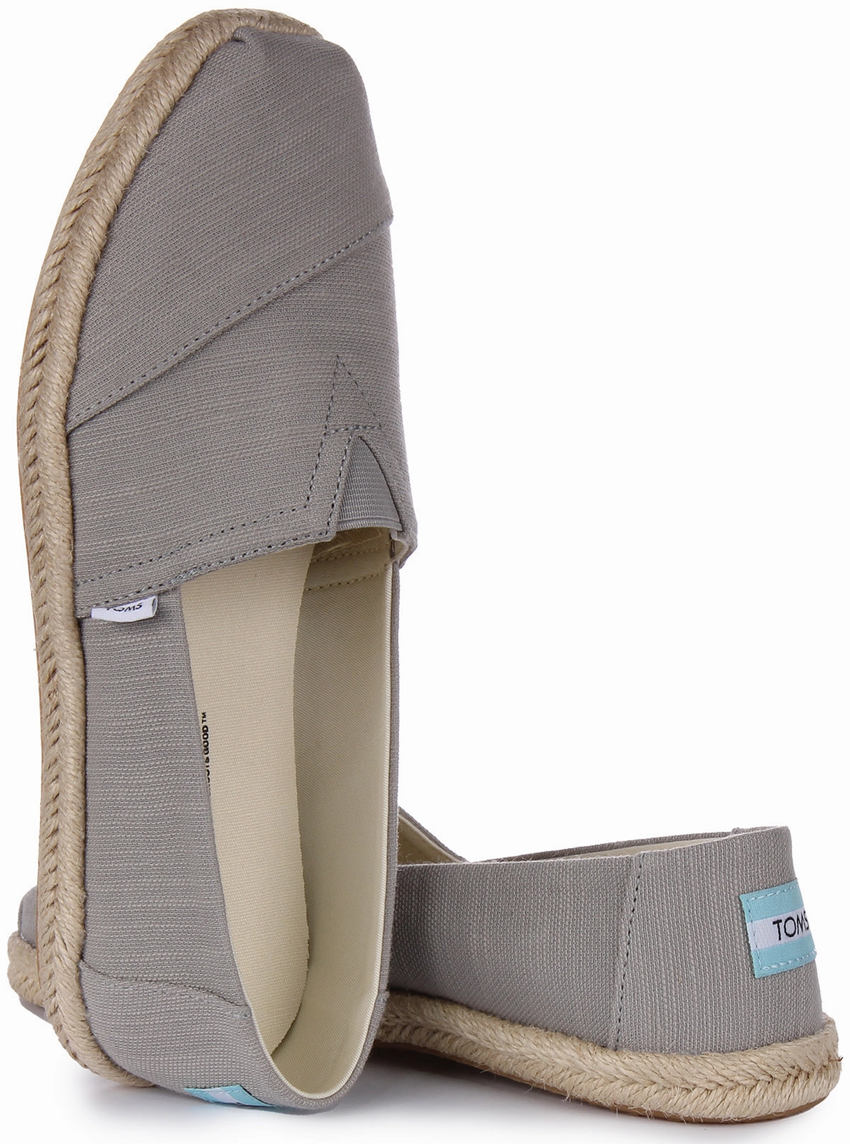 Travel Zoom Fit Toms Alpargata Recycle In Grey For Women