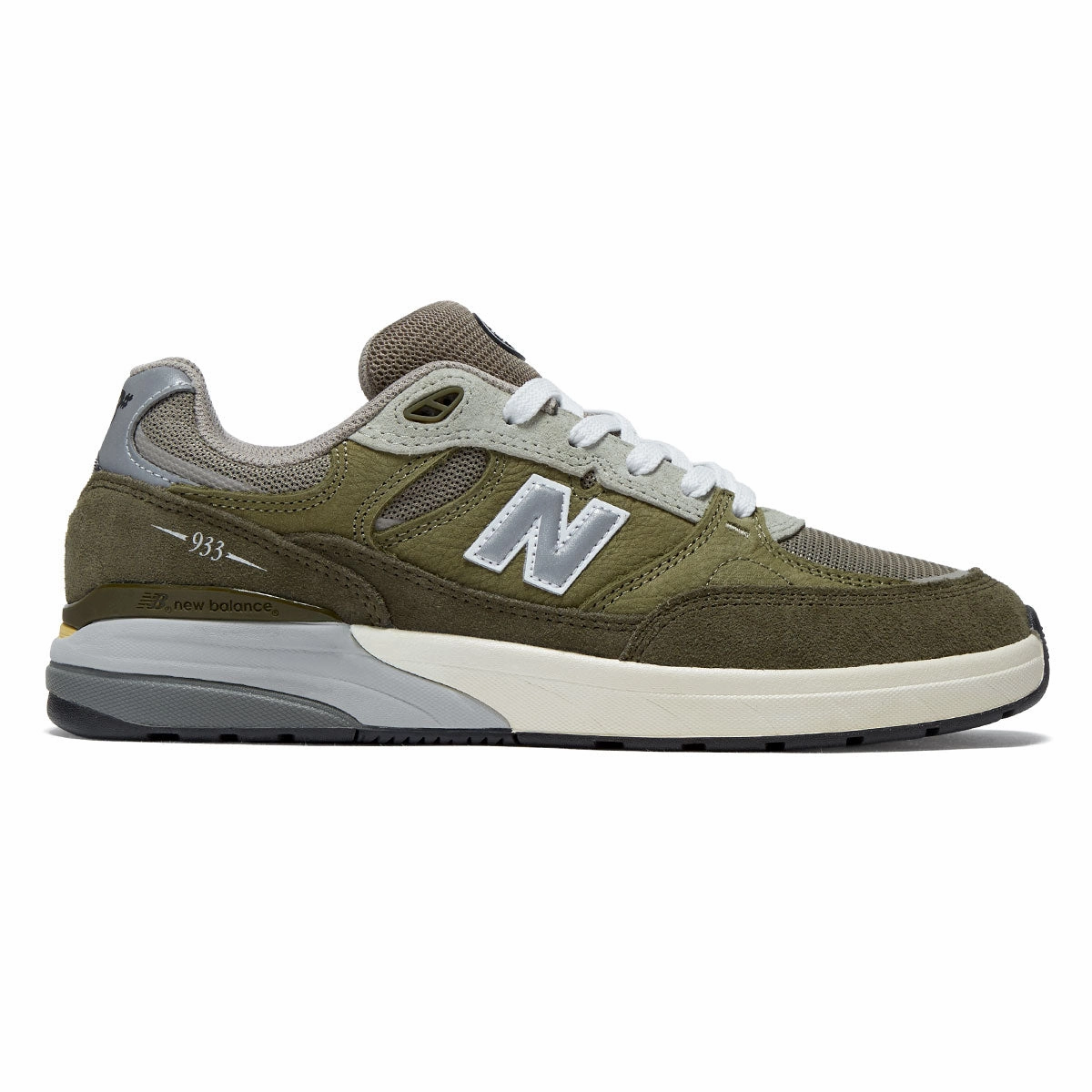 Tread Pattern New Balance Andrew Reynolds 933 Wide Shoes - Olivine