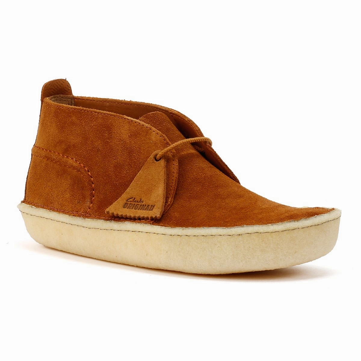 Tread Strong Clarks Originals Desert Rain Suede Men's Dark Cola Boots