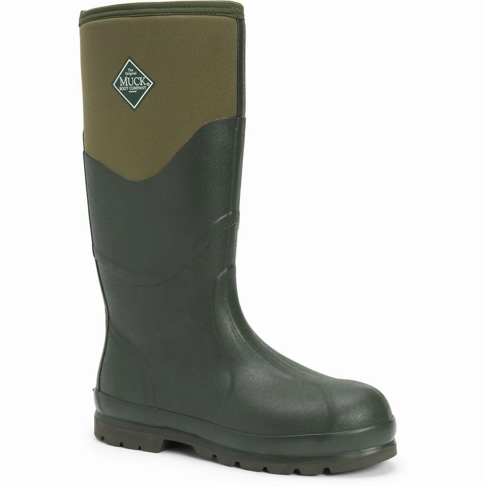 Comfort Fit Protection All Terrain Fit Muck Boots Chore 2K Rubber Moss Wellington Boots
