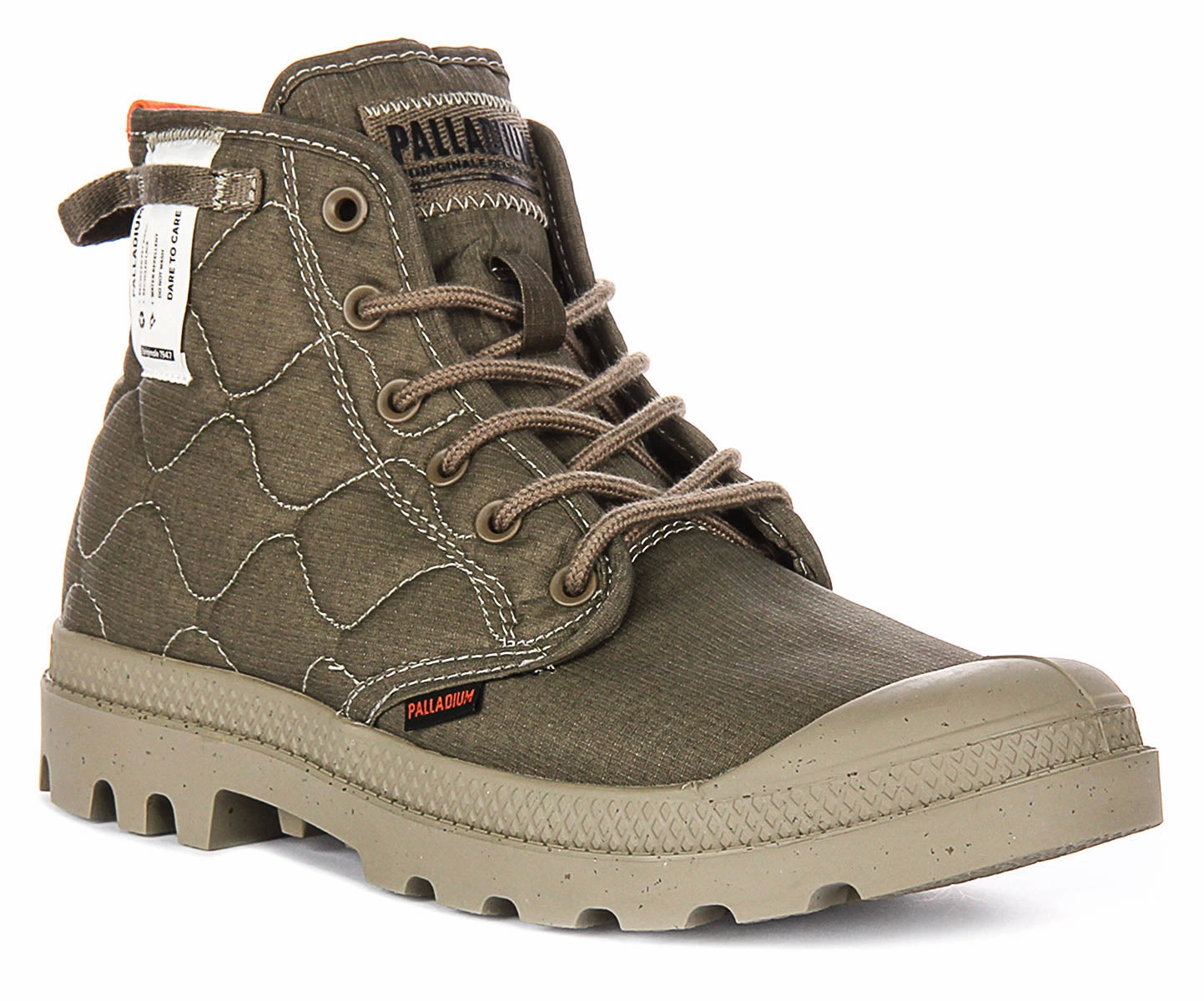 Ultimate Hike Weather resistant Palladium Pampa Re-Quiltd In Olive For Unisex