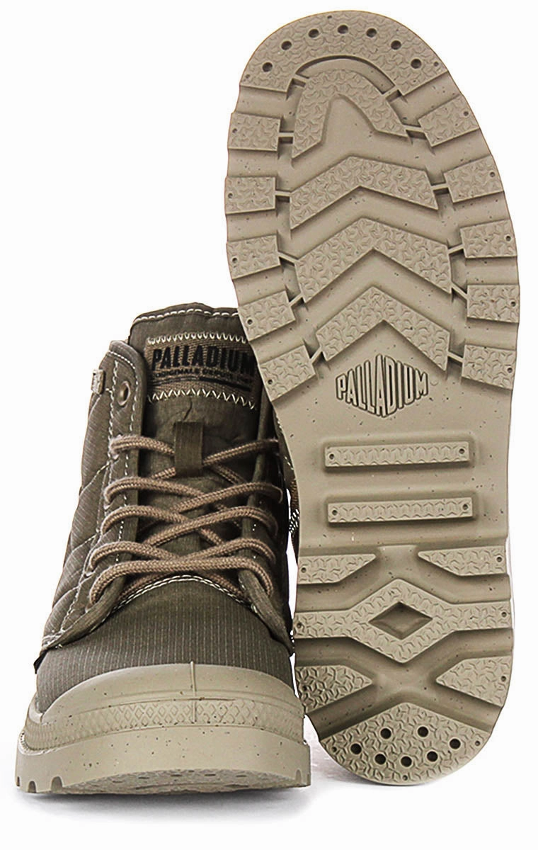 Trek Endurance Boots Palladium Pampa Re-Quiltd In Olive For Unisex