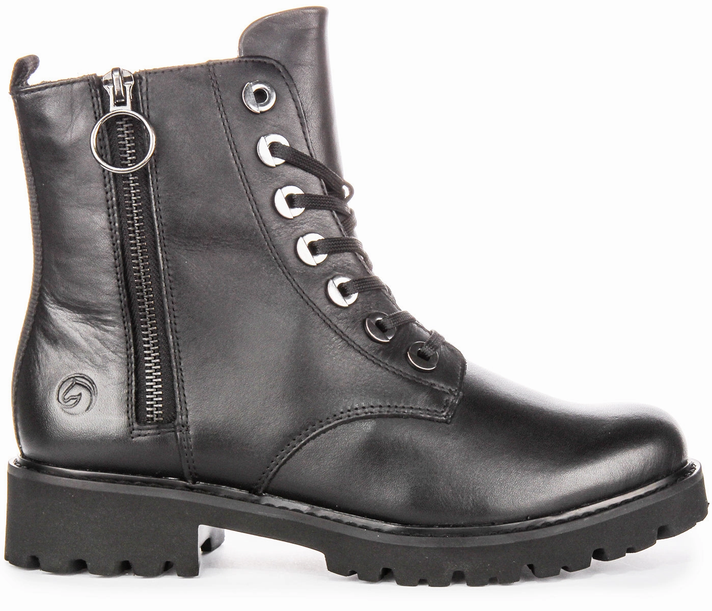 Trek Endurance Gear Remonte D8671-01 Combat Boots In Black For Women