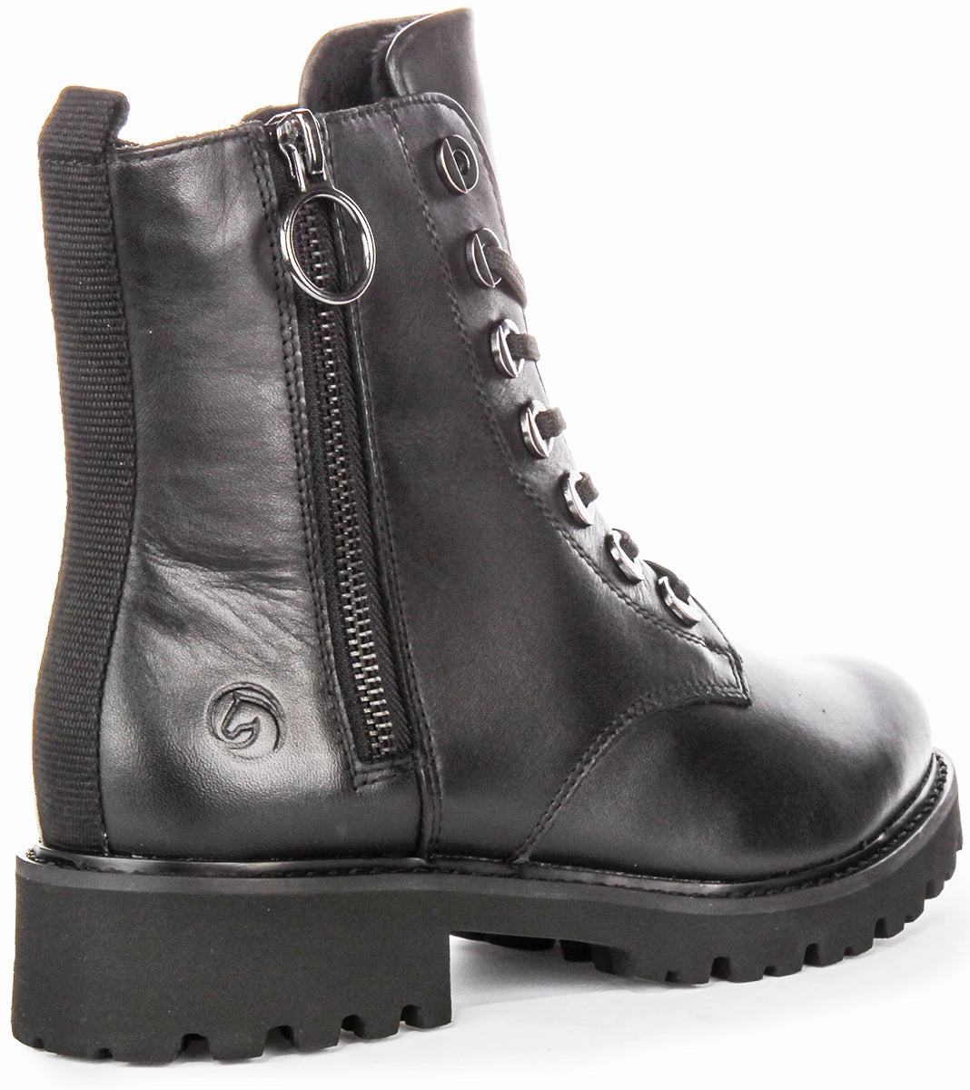 Trek Endurance Gear Remonte D8671-01 Combat Boots In Black For Women