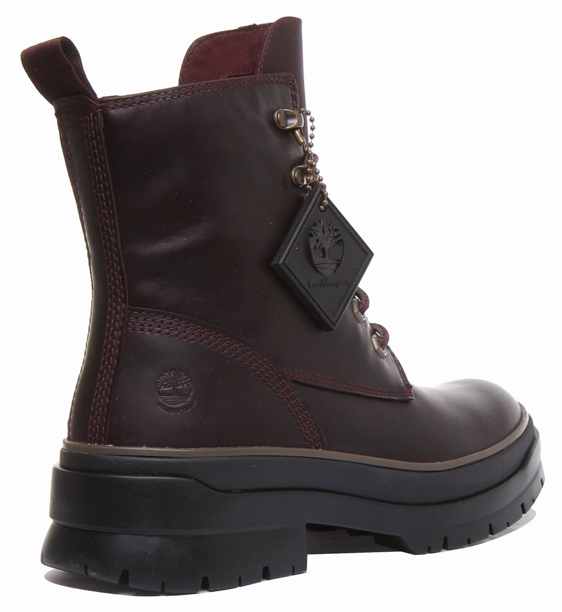 Trekking Buffs Timberland A2F7G Malynn Mid Lace Up Boot In Burgundy For Women