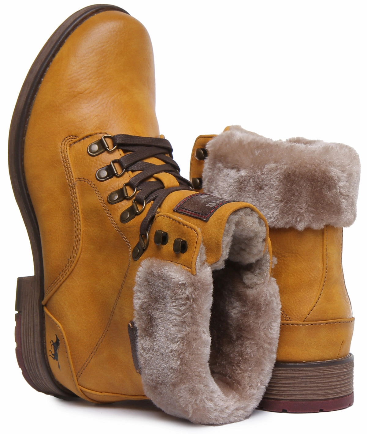 Trekking Endurance Mustang 1295-609 In Yellow For Womens