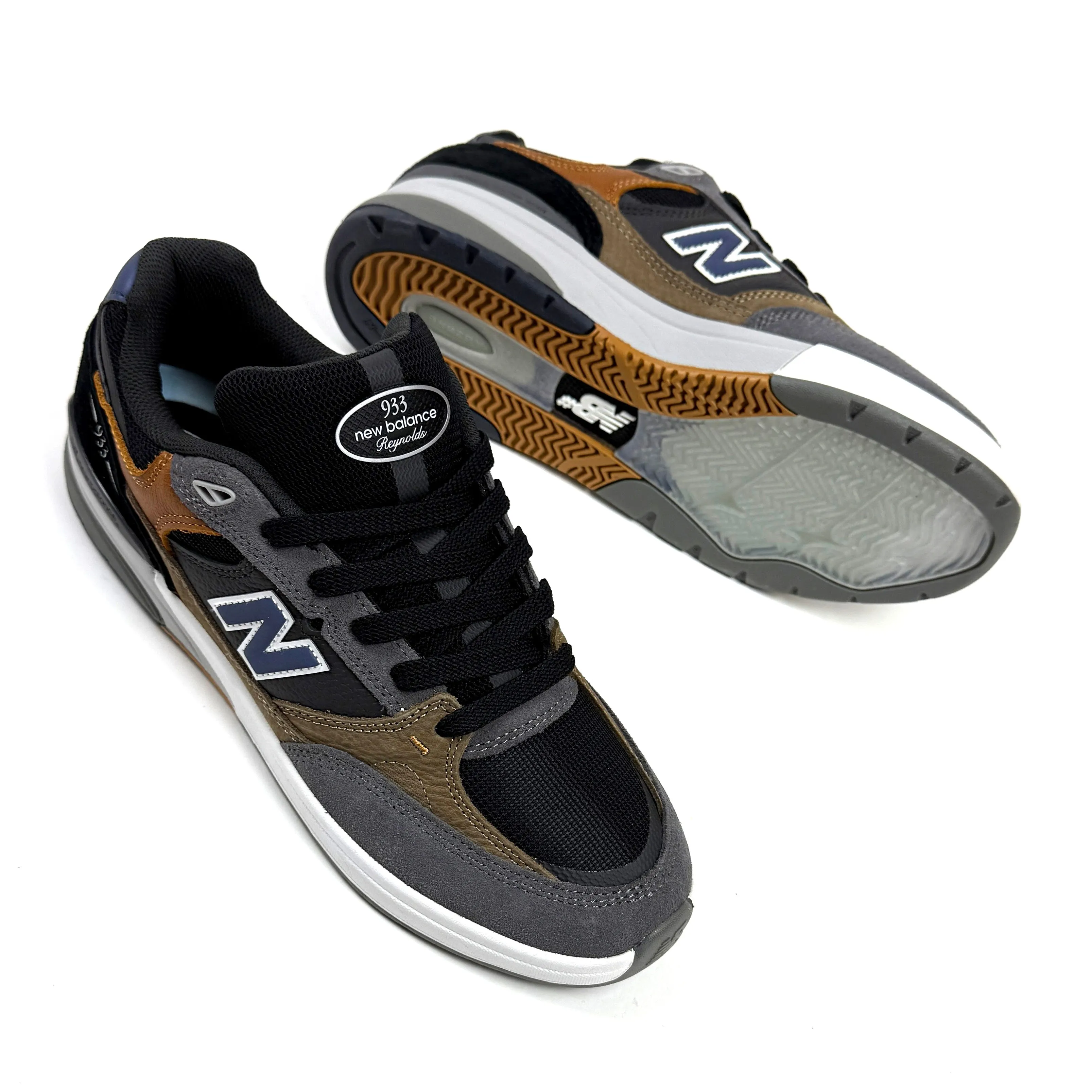 Trend-Driven New Balance Numeric Andrew Reynolds 933MLT Tan/Grey/Suede Nubuck